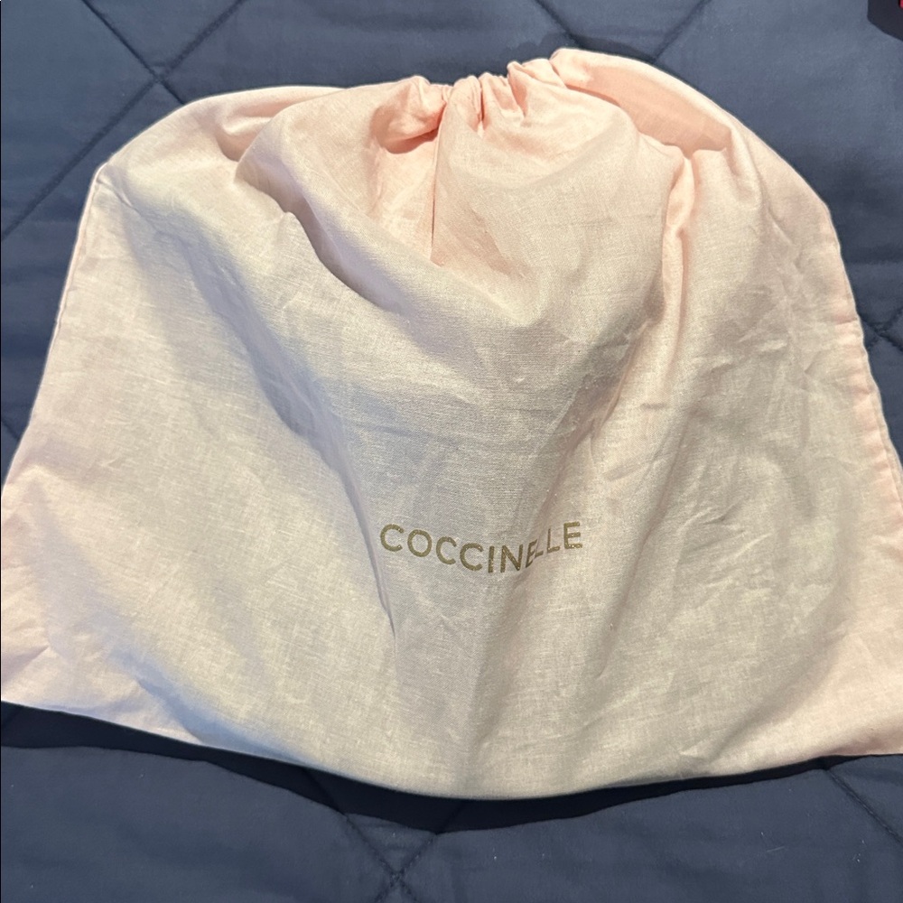 Coccinelle Purse NWT light green suede Italian wear on shoulder wrist crossbody - Picture 15 of 15